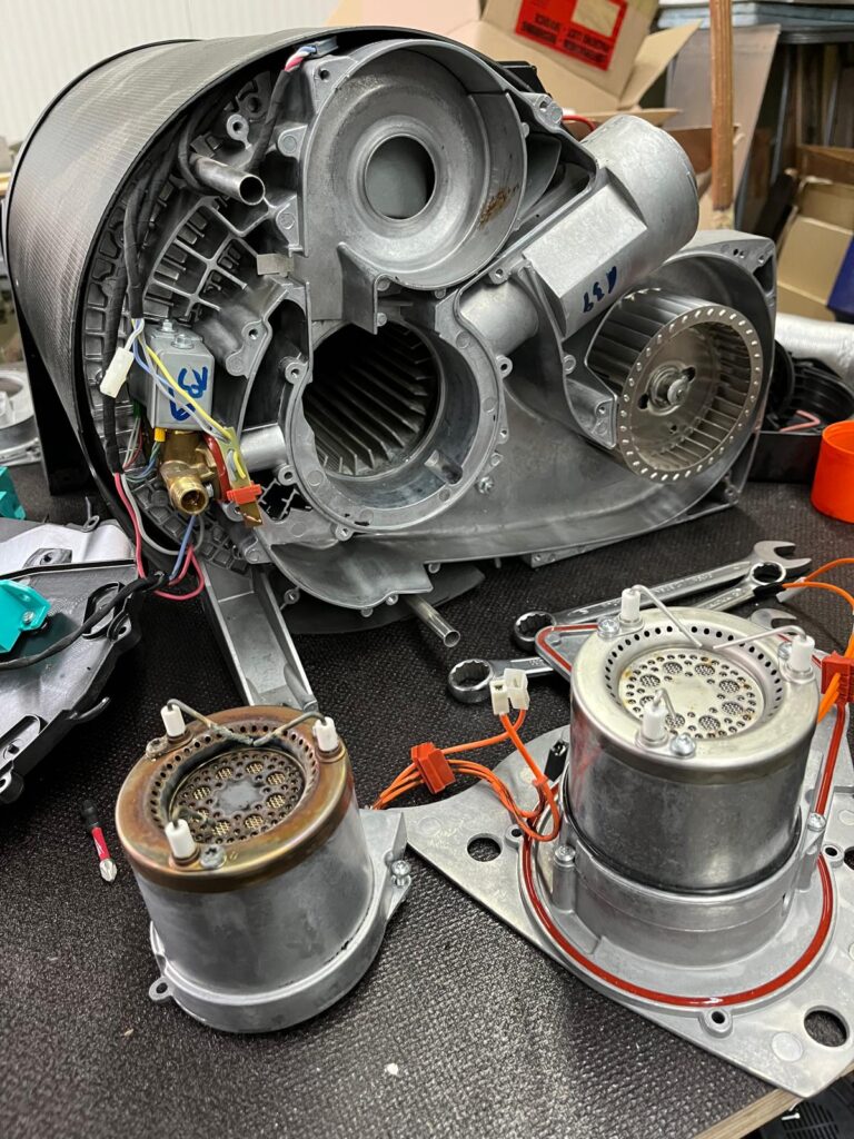 Trumaheizung mit defekten Brenner